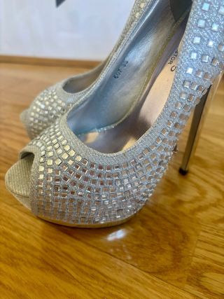 Zapatos de tacón fiesta cristales