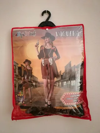 Disfraz Vaquera Adulto Talla Única