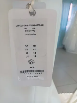 Vestido de Novia Lili Pellegrino Blanco