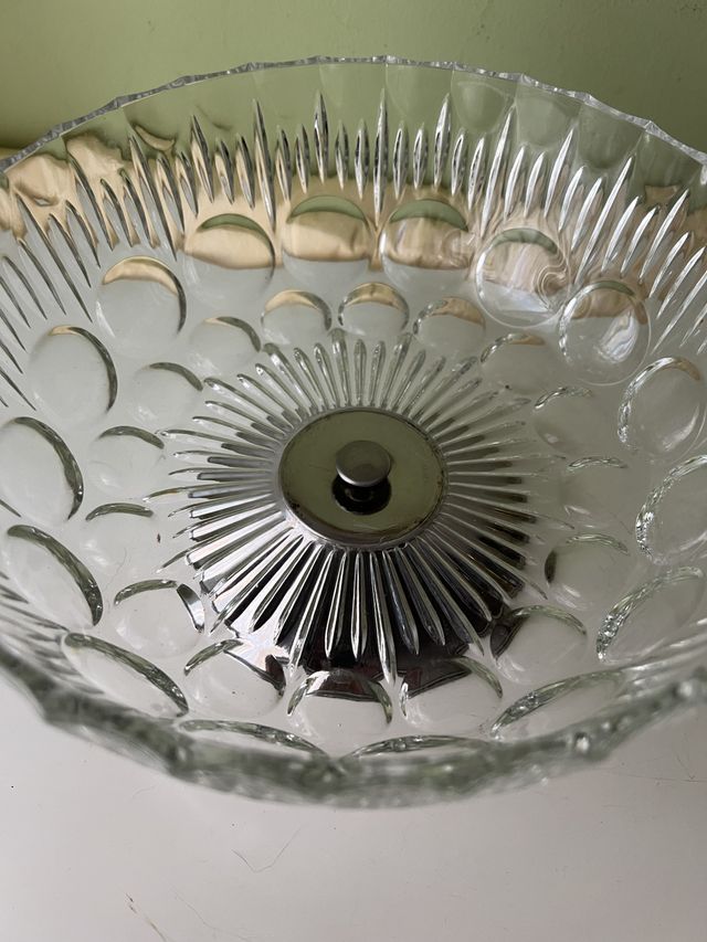 Frutero/Centro de Mesa Cristal y Metal J