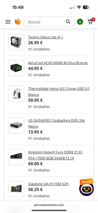 PC Gaming i5 16gb ram