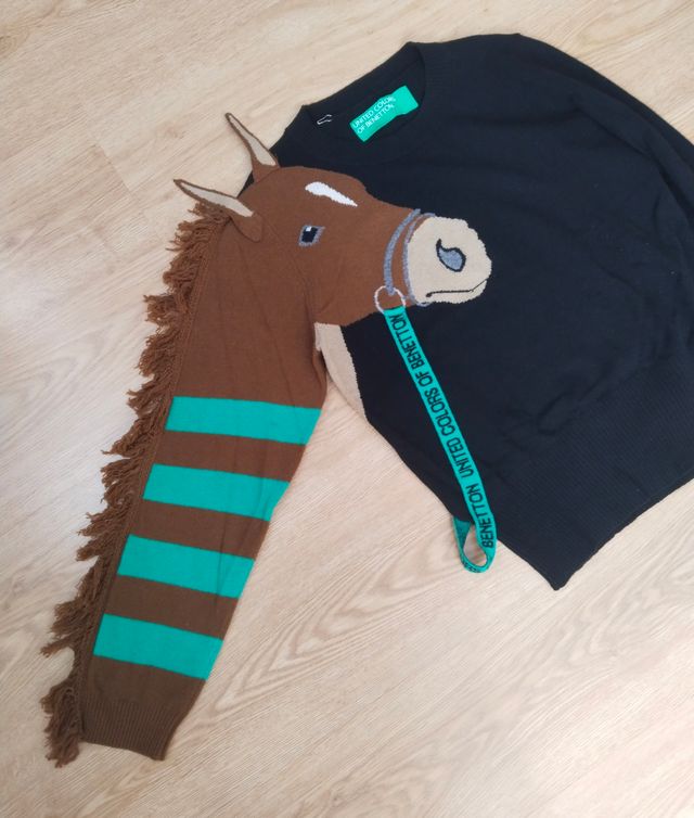 Jersey Benetton para chica como nuevo