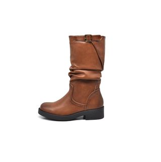 Botas Biker Mujer IF Fashion Marrón Talla 38