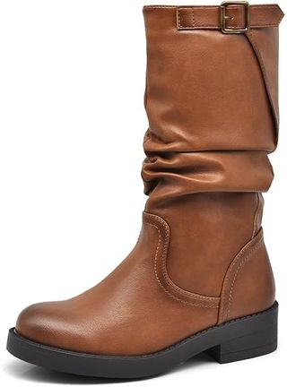 Botas Biker Mujer IF Fashion Marrón Talla 38