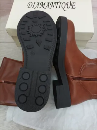 Botas Biker Mujer IF Fashion Marrón Talla 38