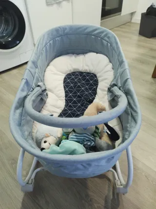 Hamaca Mecedora Bebé Azul