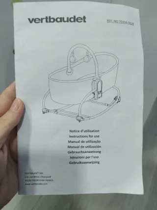 Hamaca Mecedora Bebé Azul