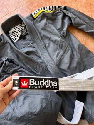 Kimono NUEVO Jiu Jitsu Buddha Gi Gris Talla A1
