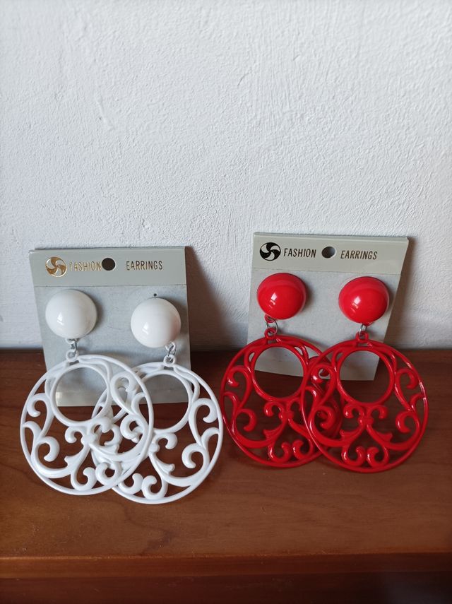 2 Pares Pendientes Sevillana