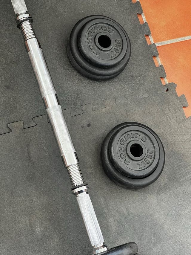 Kit Mancuernas Ajustables Pesas Gimnasio