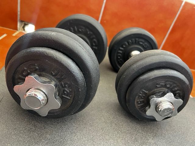 Kit Mancuernas Ajustables Pesas Gimnasio