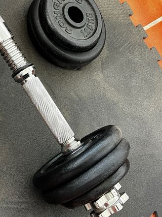 Kit Mancuernas Ajustables Pesas Gimnasio