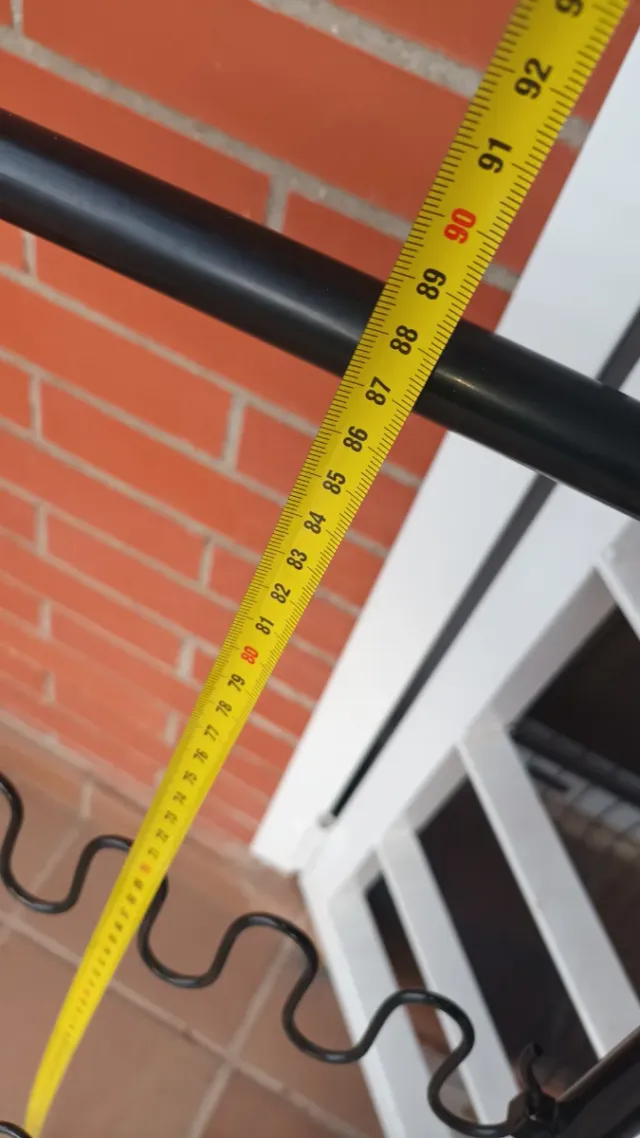 Hamaca Mecedora de jardín metal y madera