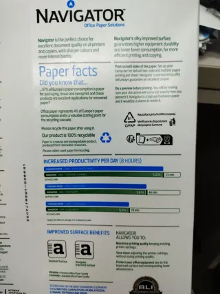 Navigator Universal Folios 80g