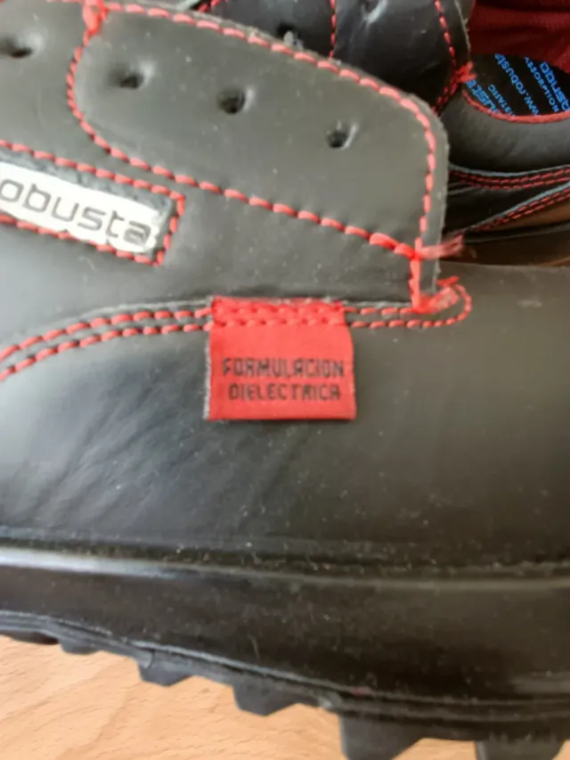 Zapatos seguridad Robusta dieléctricos negros