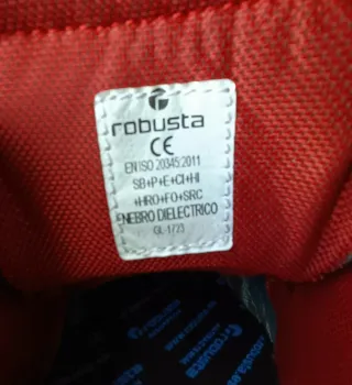 Zapatos seguridad Robusta dieléctricos negros
