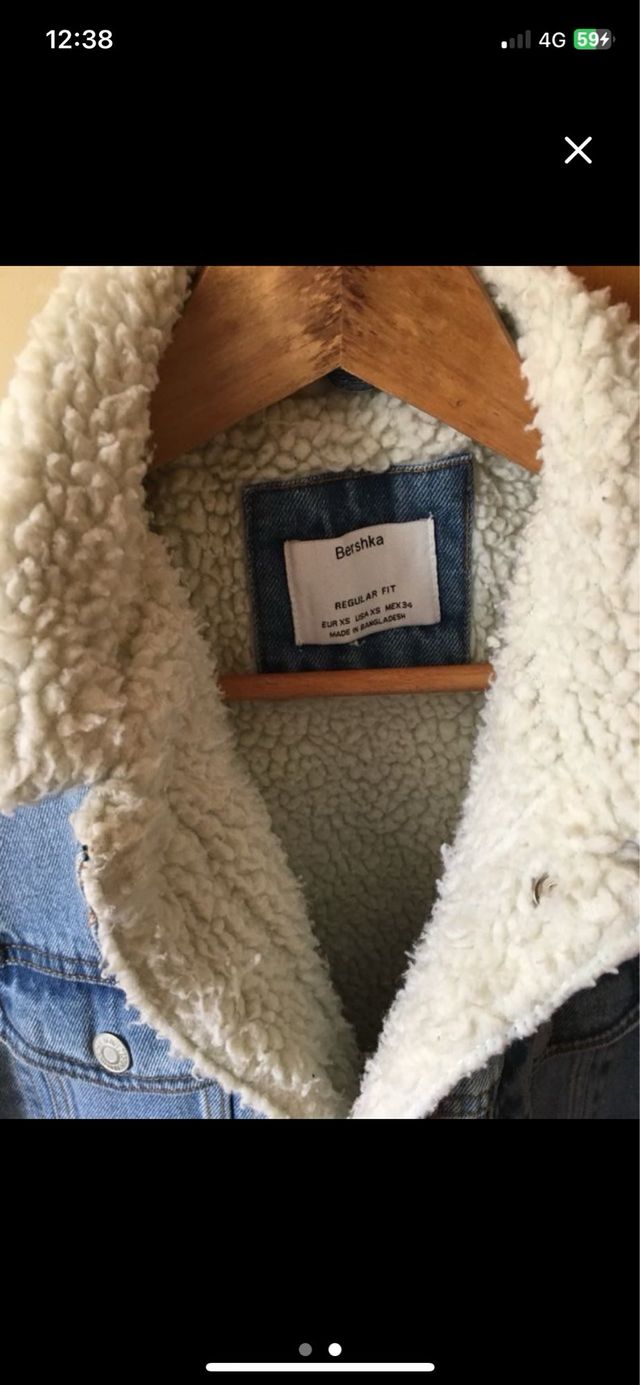 Chaqueta vaquera Bershka forrada