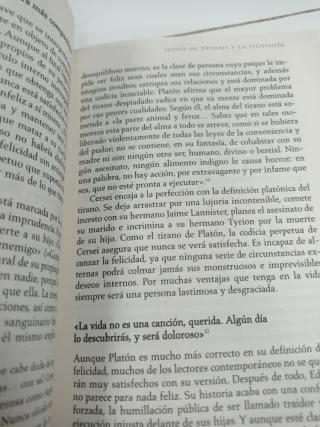 Juego de tronos y la filosofía