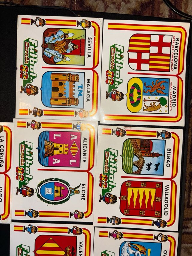 Pegatinas Fútbol España 82
