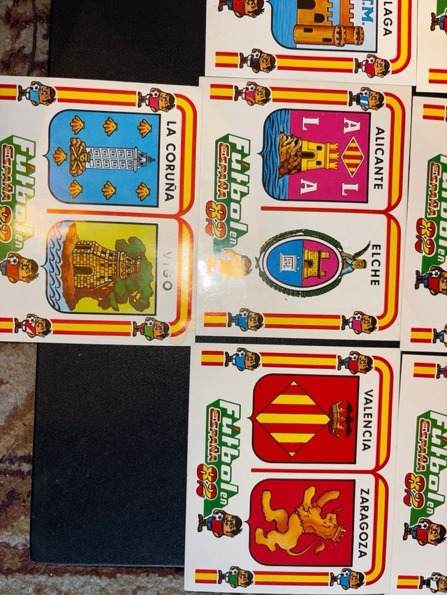 Pegatinas Fútbol España 82