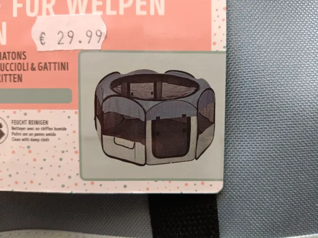 Recinto per cani e gatti pieghevole
