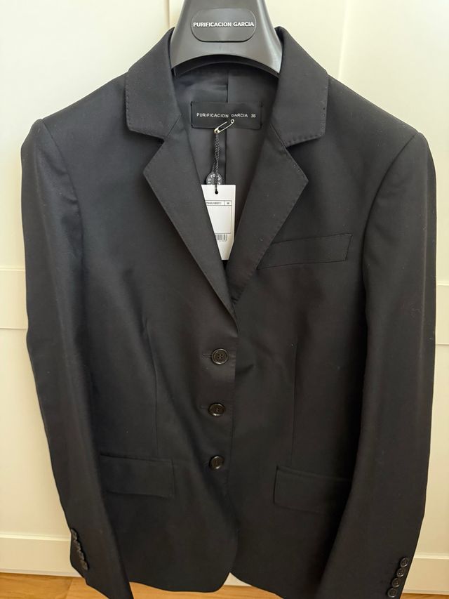 Americana Negra Purificación García Talla 36