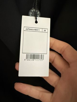 Americana Negra Purificación García Talla 36