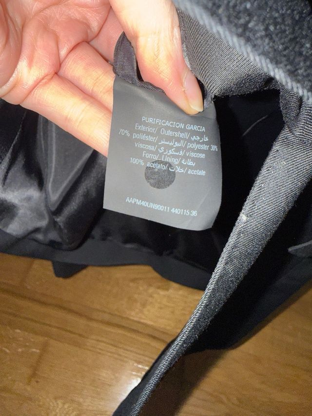 Americana Negra Purificación García Talla 36