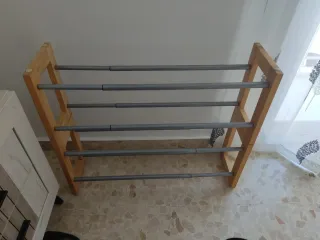 Zapatero Extensible Madera y Metal