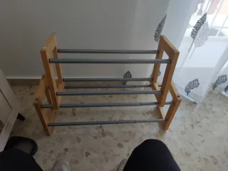 Zapatero Extensible Madera y Metal