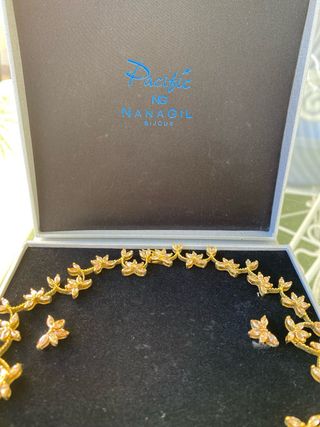 Conjunto Gargantilla y Pendientes Cristal