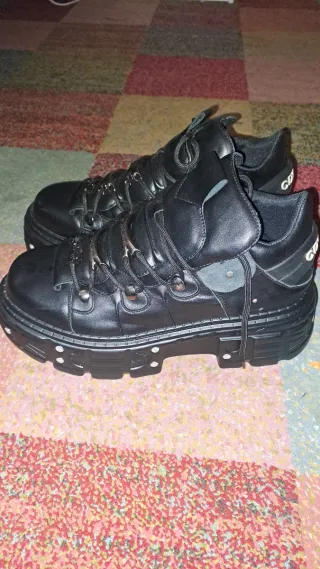 Zapatos New Rock negros