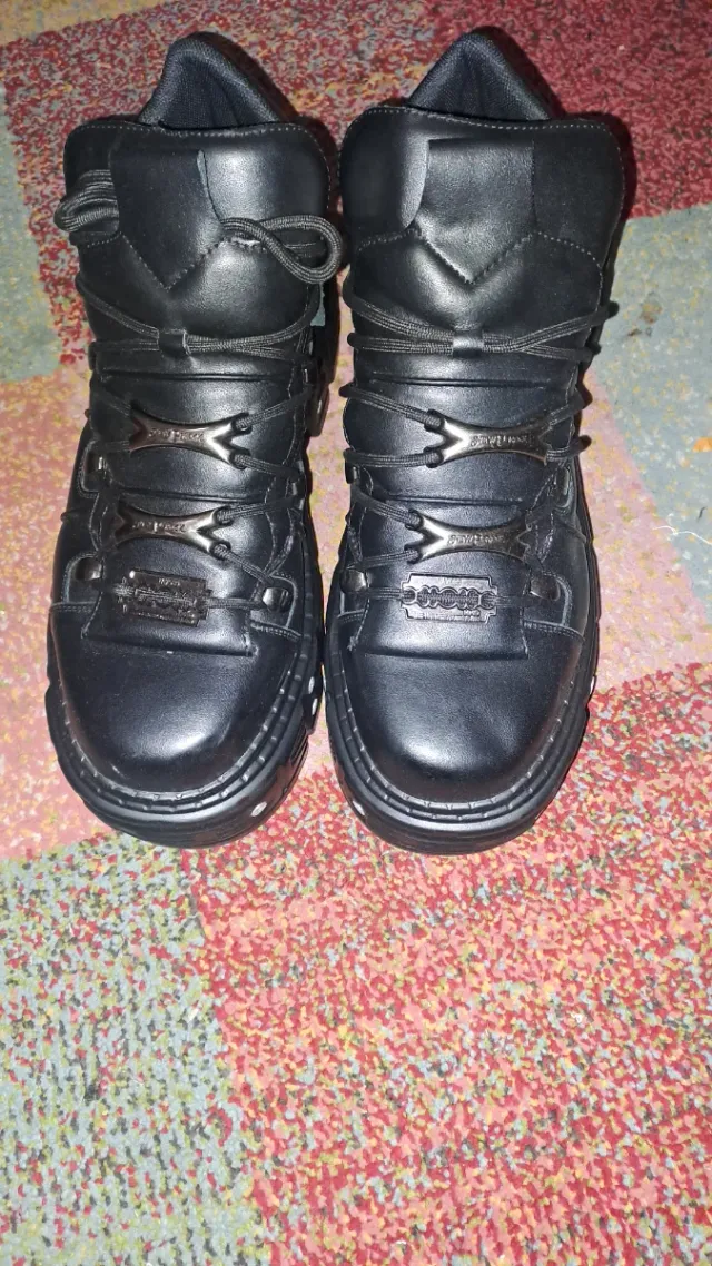 Zapatos New Rock negros