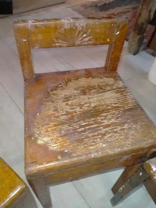 Sillas de madera para restaurar (lote)