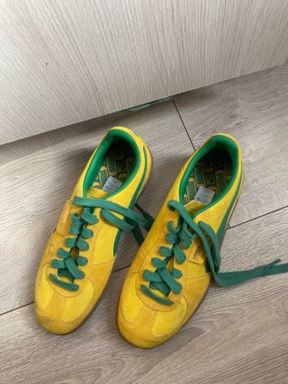 Zapatillas Puma Amarillas y Verdes