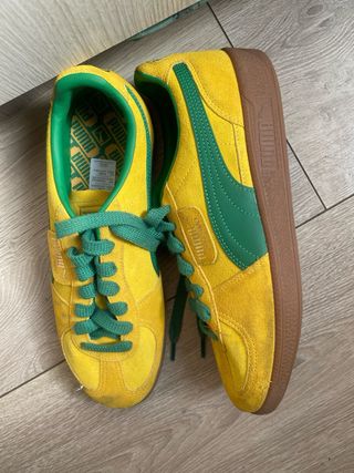 Zapatillas Puma Amarillas y Verdes