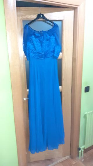 Vestido azul de fiesta/madrina como nuevo
