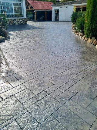 Pavimentos de hormigón decorativos