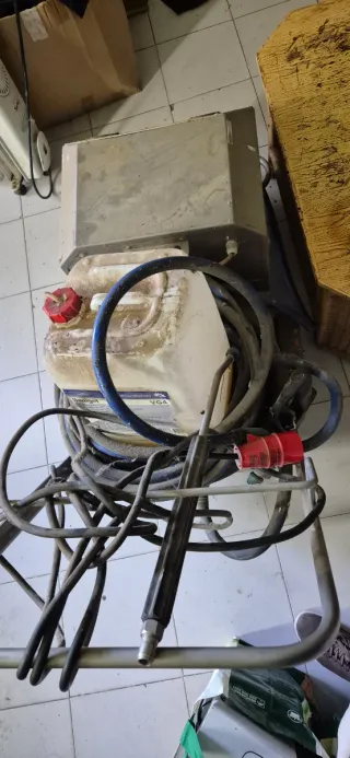 Prensa de agua y aire industrial