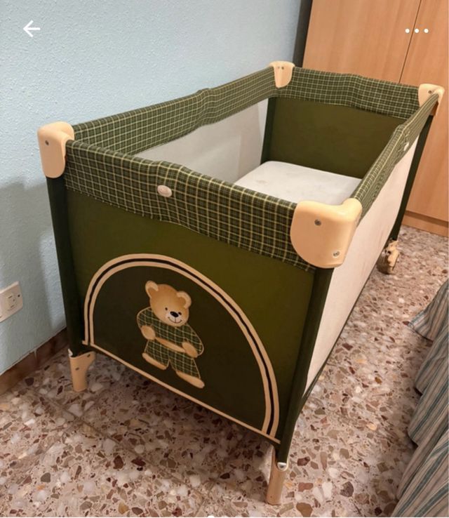 Cuna de viaje OLMITOS con 3 colchones