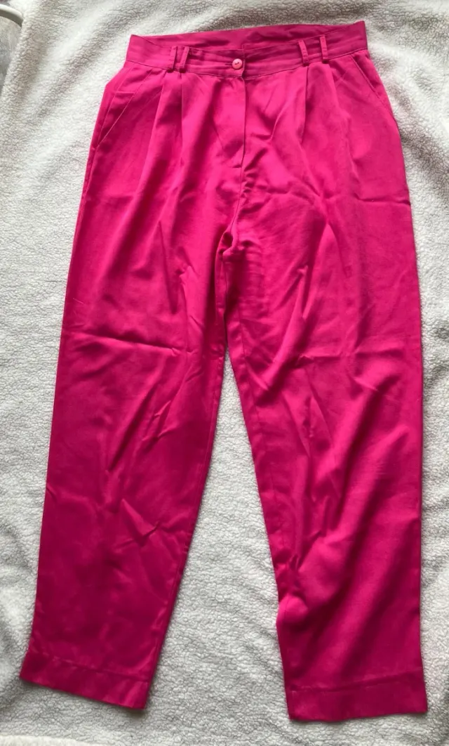 Pantalón vintage rosa talla M