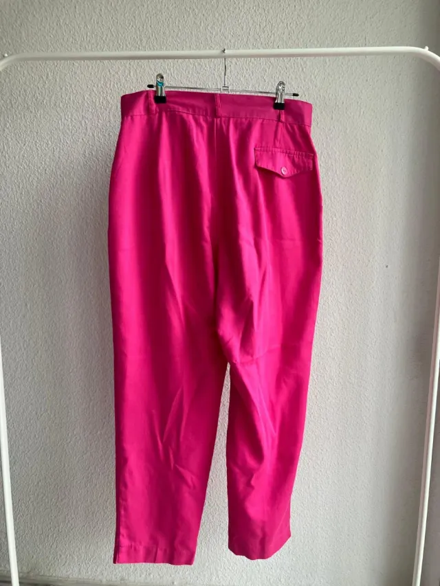 Pantalón vintage rosa talla M