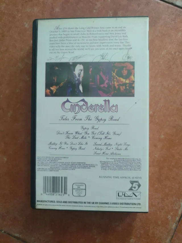 Cinderella Tales From The Gypsy Road VHS
