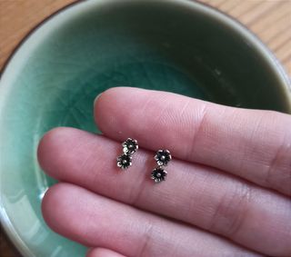 Pendientes Flor Plata