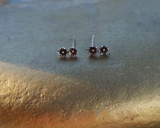 Pendientes Flor Plata