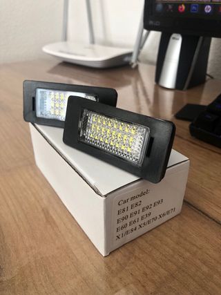 Luces LED Matrícula BMW nuevos