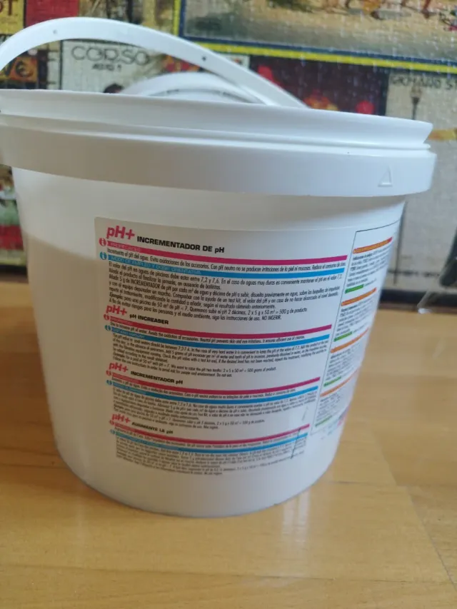 Incrementador pH+ para piscinas