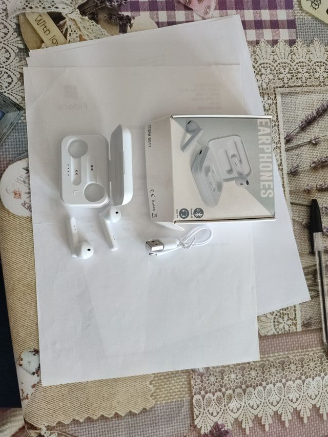 Auriculares Inalámbricos Blancos