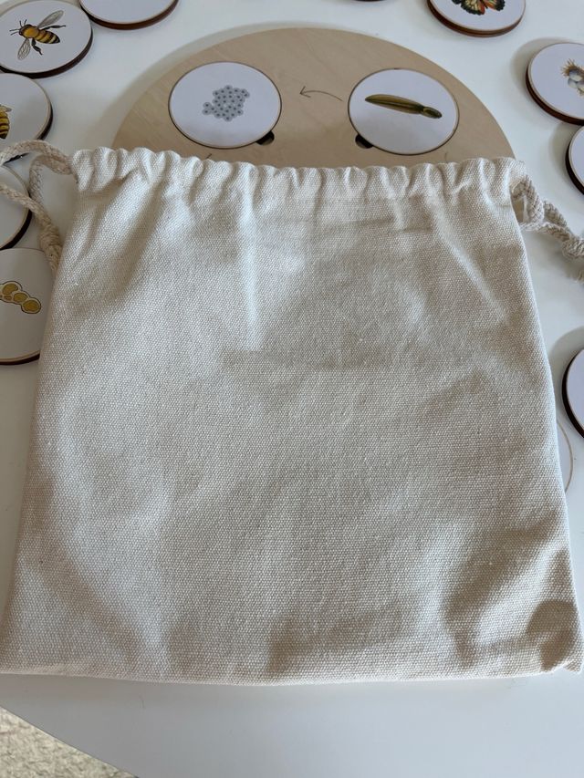 Juego madera ciclos vida animal