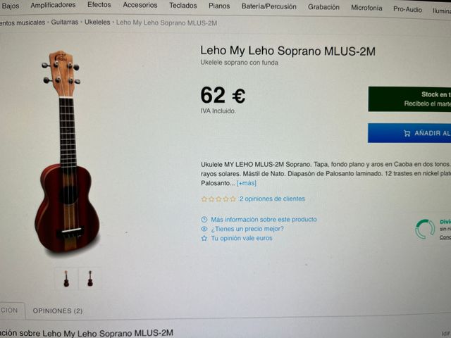 Ukelele soprano Leho